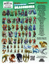 Arcknight Flat Plastic Miniatures - Dragonborn Set - 62 2D Minis